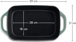 Springlane Gietijzer Ovenschaal Mint - 39,2 X 21,2 Cm, 4 L -Bbq Gereedschap Winkel 1200x666 2