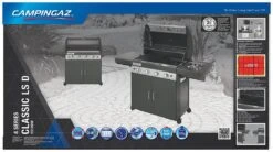 Campingaz 4 Series Classic LS Gasbarbecue - 4 Branders - Zwart - BBQ -Bbq Gereedschap Winkel 1200x670