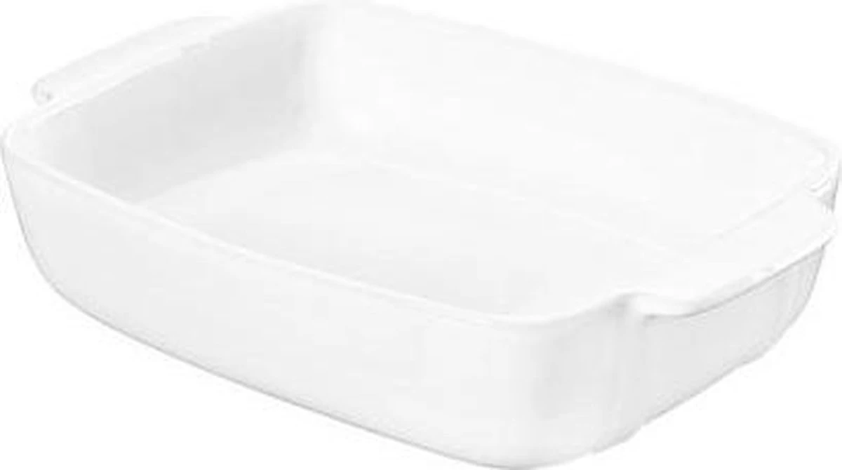 Pyrex Signature Ovenschaal Rechthoek - Keramiek - 30x22 Cm - Rood 5 Pyrex Signature Ovenschaal Rechthoek - Keramiek - 30x22 Cm - Rood - Afbeelding 3