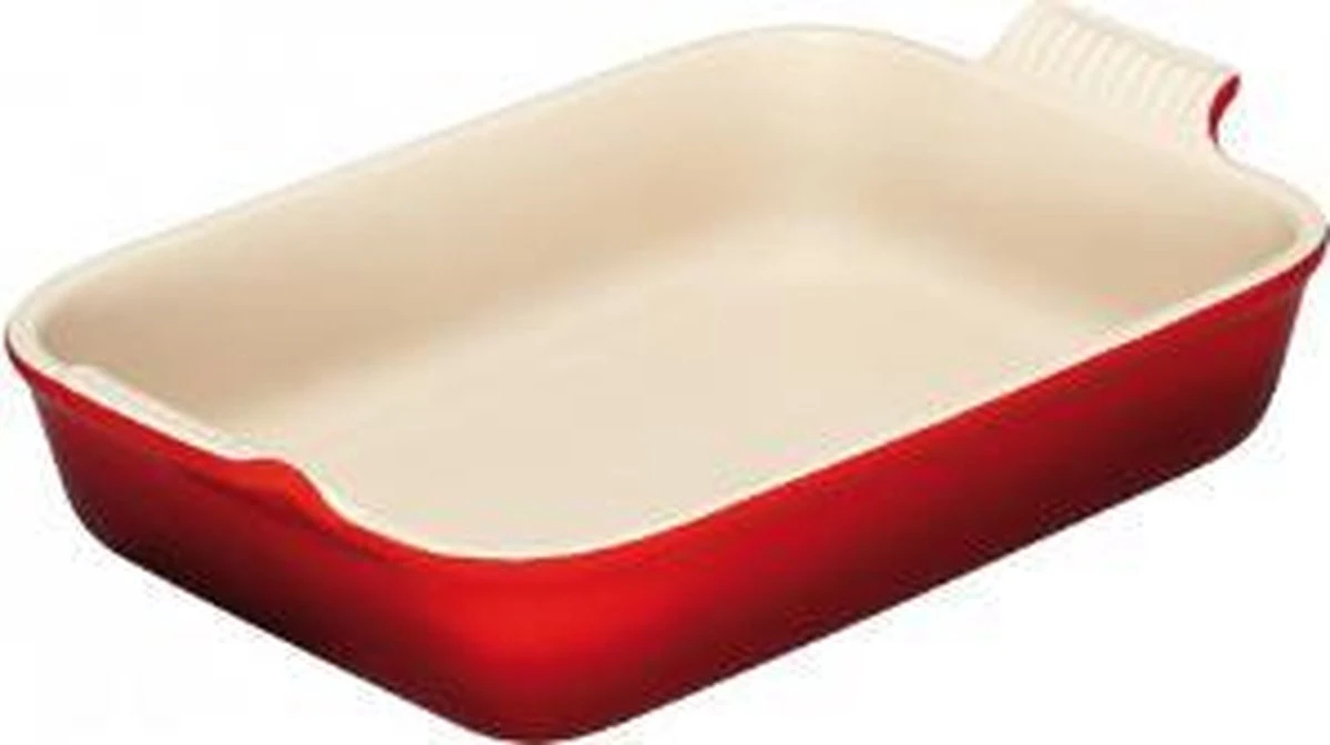 Le Creuset Ovenschaal Heritage Kersenrood 32 X 24 X 7.5 Cm 7 Le Creuset Ovenschaal Heritage Kersenrood 32 X 24 X 7.5 Cm - Afbeelding 5