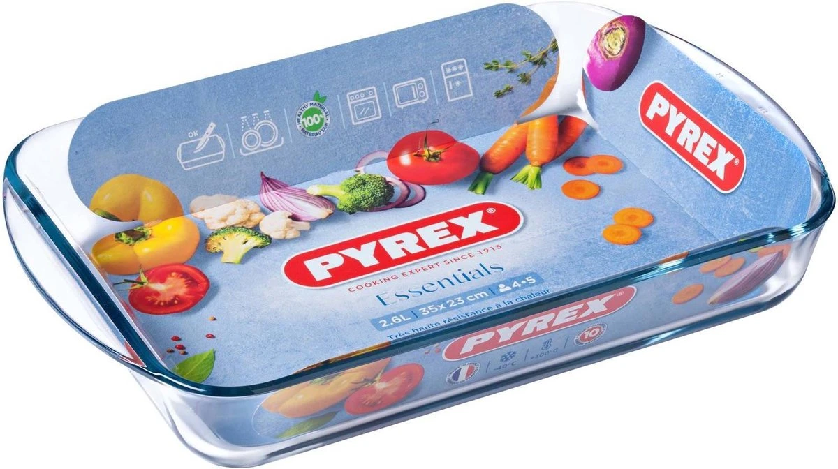Pyrex Essentials Ovenschaal - 35 X 23 X 5 Cm - 2,6 L 15 Pyrex Essentials Ovenschaal - 35 X 23 X 5 Cm - 2,6 L - Afbeelding 13