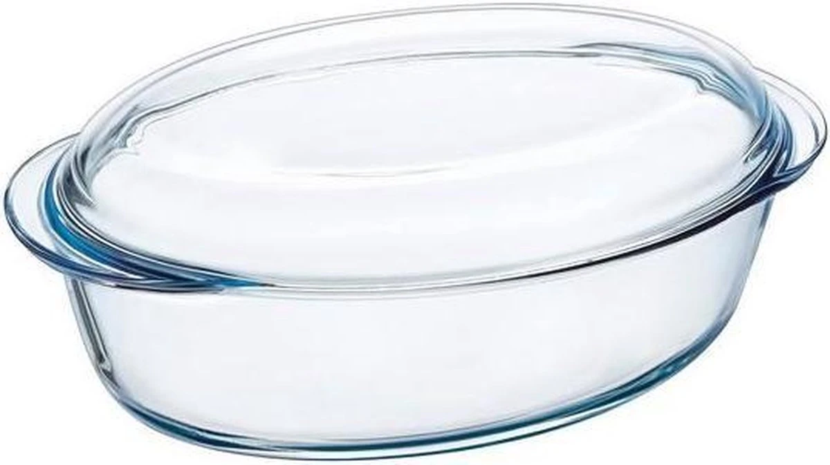Pyrex - Classic Ovenschaal Ovaal Met Deksel 5,8 Liter - Transparant 10 Pyrex - Classic Ovenschaal Ovaal Met Deksel 5,8 Liter - Transparant - Afbeelding 8