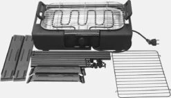 Royalty Line Elektrische Barbecue - Indoor En Outdoor BBQ - Tafelgrill - Elektrische Grill - Grill Oppervlak 40x24 Cm - 2000W - Met Stand - Zwart -Bbq Gereedschap Winkel 1200x686