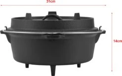 Dutch Oven Enkhuizen Met Deksel Gietijzer Zwart - 4 Varianten -Bbq Gereedschap Winkel 1200x747 1