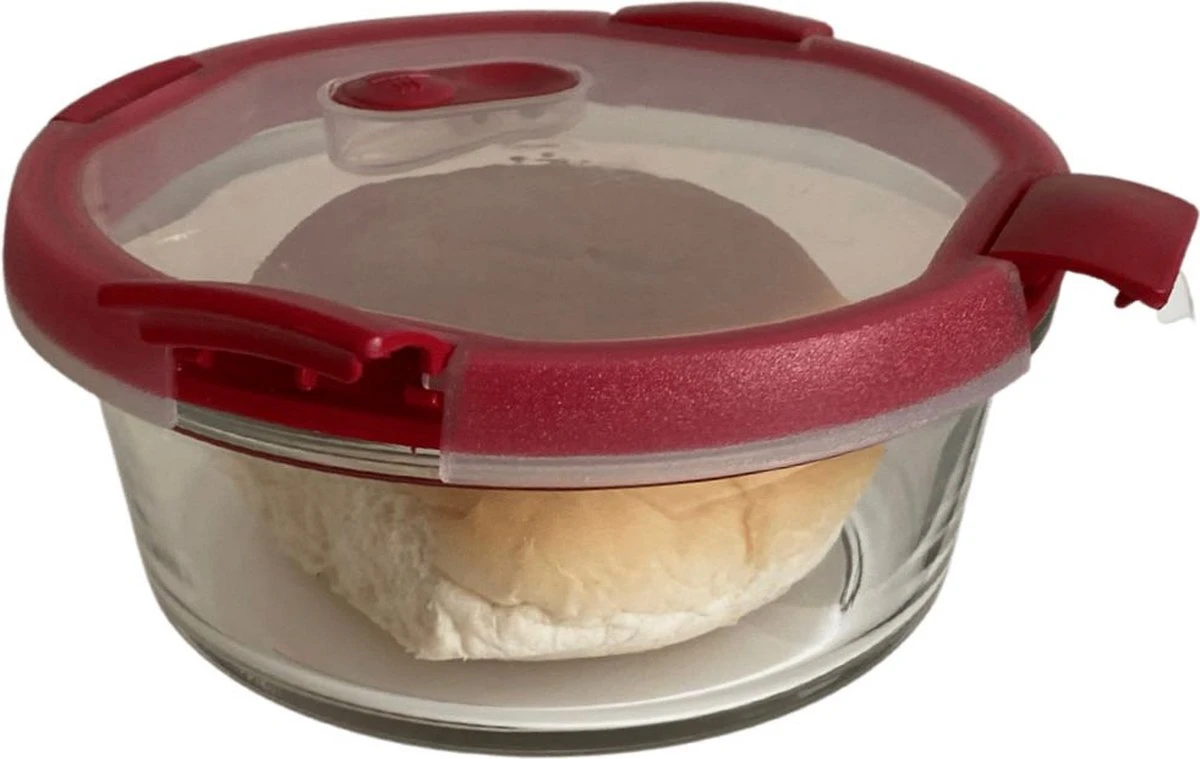 Curver Ovenschaal Klein - 1 Persoon - Ovenschaal Rond - Ovenschaal Met Deksel - Borosilicaat Glas - Breukvast 9 Curver Ovenschaal Klein - 1 Persoon - Ovenschaal Rond - Ovenschaal Met Deksel - Borosilicaat Glas - Breukvast - Afbeelding 7