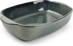 Ovenschaal 39/33x25,5xH8,5cm Groen/blauw Meridian -Bbq Gereedschap Winkel 1200x759 4