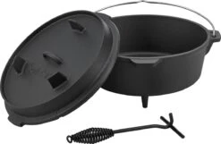 Dutch Oven Enkhuizen Met Deksel Gietijzer Zwart - 4 Varianten -Bbq Gereedschap Winkel 1200x780 1