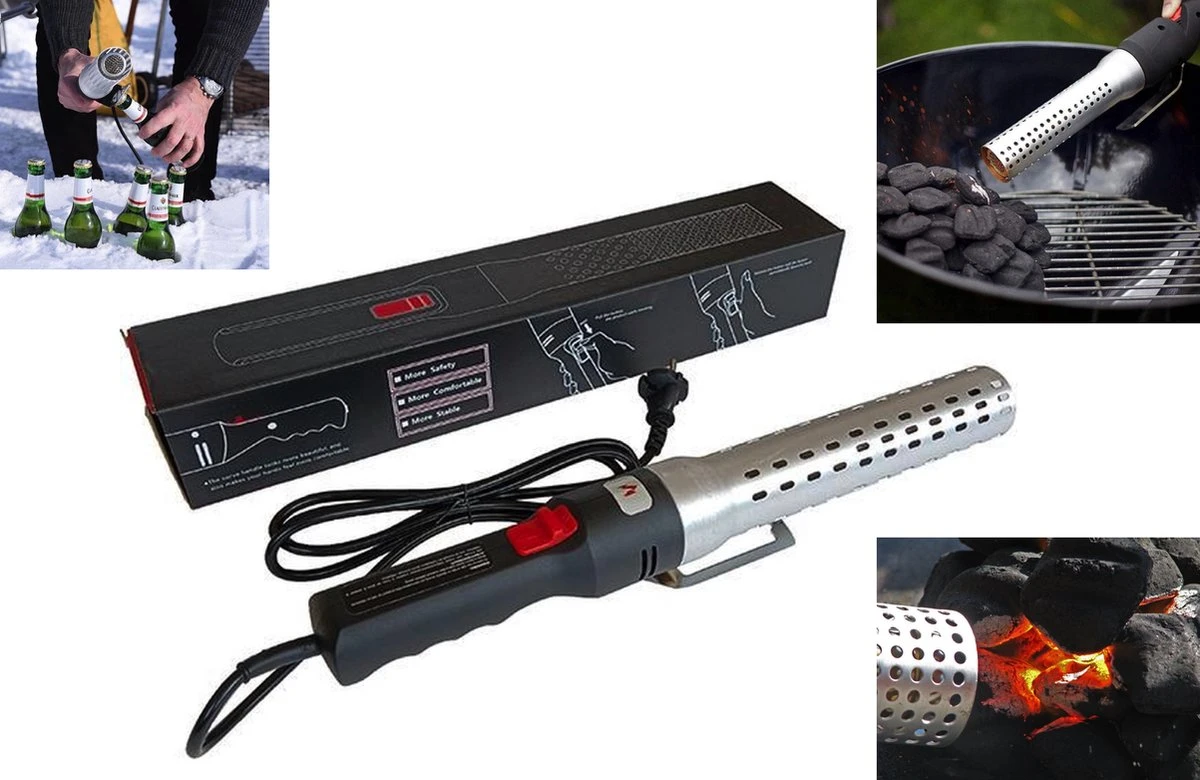 Elektrische BBQ - Looftlighter Alternatief - Grill Aansteker - Houtskool En Briketten Aansteken Zonder De Smaak Van Jouw Gerechten Aan Te Tasten Door Gebruik Van Chemische Aanmaakblokjes! 3 Elektrische BBQ - Looftlighter Alternatief - Grill Aansteker - Houtskool En Briketten Aansteken Zonder De Smaak Van Jouw Gerechten Aan Te Tasten Door Gebruik Van Chemische Aanmaakblokjes!