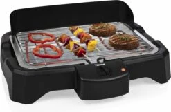 Tristar BQ-2824 Elektrische Barbecue - Tafel BBQ 34,5 X 23 Cm - Regelbare Thermostaat - 2000 Watt - Zwart -Bbq Gereedschap Winkel 1200x793