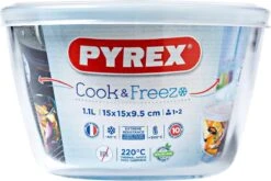 Pyrex - Cook & Freeze Schaal Rond 12 X 6cm - Transparant 27 Pyrex - Cook & Freeze Schaal Rond 12 X 6cm - Transparant -Bbq Gereedschap Winkel 1200x804 5