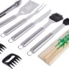 BBQ Accesoires Set Gereedschap Tang Borstel Barbecue Kookgerei - 10 Delig -Bbq Gereedschap Winkel 1200x813 2