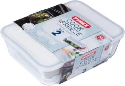 Pyrex Ovenschaal Met Deksel Cook&freez 25 X 19 X 8 Cm 2.6 L 1.5 L -Bbq Gereedschap Winkel 1200x820 1