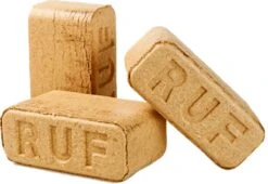 Merkloos RUF Briketten - Beukenhout Briketten - Brandhout - Hout Briketten Geperst - 20kg - 24briketten -Bbq Gereedschap Winkel 1200x828