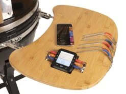 Patton - Kamado 21" - Premium Black - Keramische Barbecue - Incl. Bluetooth Kerntemperatuurmeter - LED Verlichting - Large - Compleet - Zwart -Bbq Gereedschap Winkel 1200x900 38