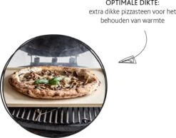 Boska Pizzasteen Deluxe Rechthoek - Voor De Oven - Knapperige Pizza's - 40x32 Cm - BBQ Accessoires -Bbq Gereedschap Winkel 1200x942 1