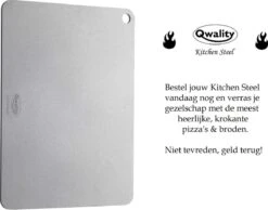 Pizzasteen Van Staal – Pizza Steen - Pizza En Brood Bakken - 40 X 30 X 0,6 Cm - Cadeau Voor Man - Kitchen Steel By Qwality 12 Pizzasteen Van Staal – Pizza Steen - Pizza En Brood Bakken - 40 X 30 X 0,6 Cm - Cadeau Voor Man - Kitchen Steel By Qwality -Bbq Gereedschap Winkel 1200x944 1