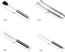 Sens Design BBQ Accesoires - 18 Delig - BBQ Gereedschapset Koffer 13 Sens Design BBQ Accesoires - 18 Delig - BBQ Gereedschapset Koffer -Bbq Gereedschap Winkel 1200x969