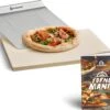 Burnhard Pizzasteen 38 X 30 X 1,5 Cm + Pizzaschep 2 Burnhard Pizzasteen 38 X 30 X 1,5 Cm + Pizzaschep -Bbq Gereedschap Winkel 1200x978