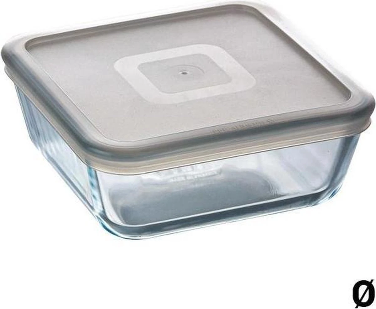 Pyrex - Cook & Freeze Schaal Vierkant Met Deksel 20 X 20cm - Transparant 9 Pyrex - Cook & Freeze Schaal Vierkant Met Deksel 20 X 20cm - Transparant - Afbeelding 7