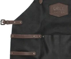 Old West BBQ Schort Barbecue Schort Leer - Zwart -Bbq Gereedschap Winkel 1200x997 1