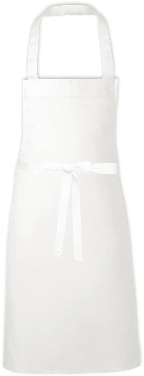 Link Kitchen Wear Keukenschort Van 100% Ecologisch Geteelde Katoen, Off White. 3 Link Kitchen Wear Keukenschort Van 100% Ecologisch Geteelde Katoen, Off White.