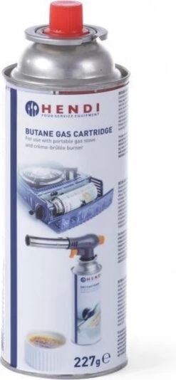 Hendi Gasbussen Butaan Navulling - 227g - Set Van 4 -Bbq Gereedschap Winkel 555x1200