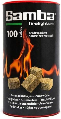 Samba Bruine Aanmaakblokjes Openhaard - 600 Stuks In Kokers - Omdoos -Bbq Gereedschap Winkel 614x1200 1
