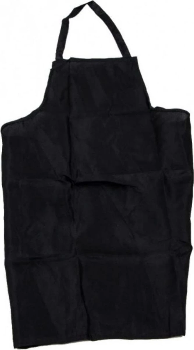 BBQ Collection Barbecue Schort - Zwart - Koken - Kookschort - Katoen - Sloof 3 BBQ Collection Barbecue Schort - Zwart - Koken - Kookschort - Katoen - Sloof - Afbeelding 2