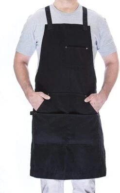 BBQ Schort - Professioneel - Schort - Zwart - Keukenschort - Kwaliteit - Garantie - 68 Cm X 86 Cm -Bbq Gereedschap Winkel 746x1200