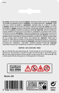 BIC J26 Maxi Vuursteen Flint Aanstekers - Diverse Kleuren - Pak Van 5 Gasaanstekers - Kindveilig 21 BIC J26 Maxi Vuursteen Flint Aanstekers - Diverse Kleuren - Pak Van 5 Gasaanstekers - Kindveilig -Bbq Gereedschap Winkel 770x1200