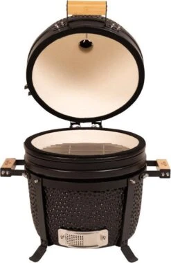 Patton Kamado 15" - Tafel Model - Keramische Barbecue - Premium Black - Medium - Compleet - Mat Zwart -Bbq Gereedschap Winkel 780x1200 1