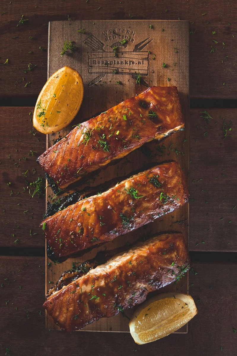 Merkloos Rookplank Western Red Cedar - 2 Stuks - BBQ - Rookhout 10 Merkloos Rookplank Western Red Cedar - 2 Stuks - BBQ - Rookhout - Afbeelding 8