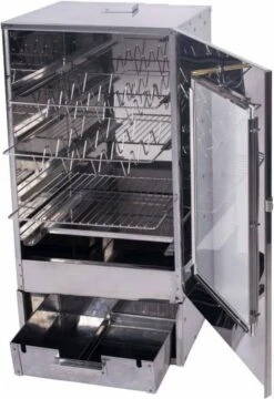 2-L Home & Garden XL Rookoven - RVS - 80x40x28 Cm - 3 Etages 28 2-L Home & Garden XL Rookoven - RVS - 80x40x28 Cm - 3 Etages -Bbq Gereedschap Winkel 824x1200 2