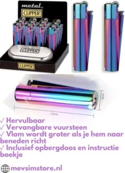Metalen Clipper Aansteker - Vuursteenaansteker Icy 16 Metalen Clipper Aansteker - Vuursteenaansteker Icy -Bbq Gereedschap Winkel 870x1200 1