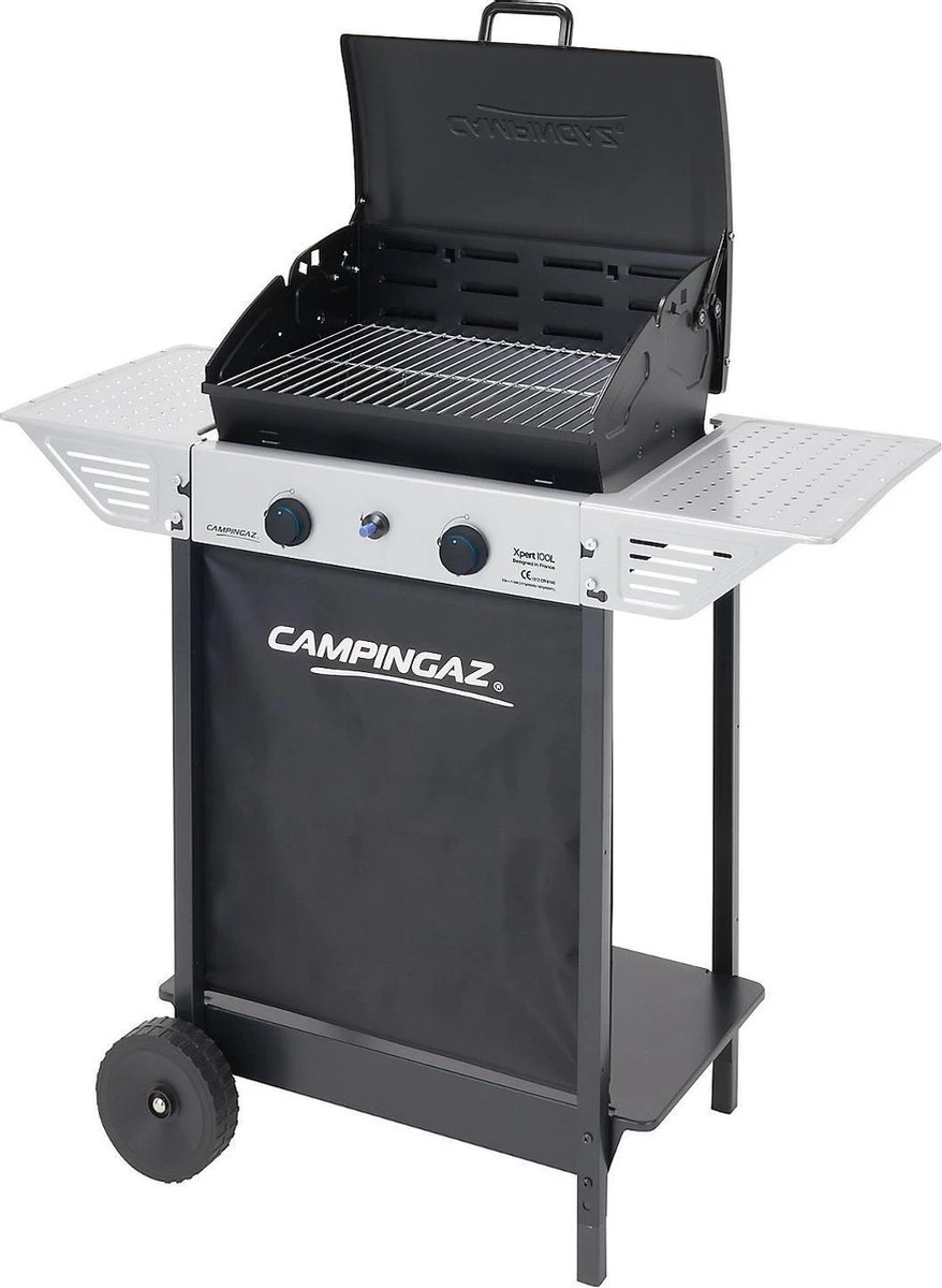 Campingaz Xpert 100 L Gasbarbecue - BBQ - 2-Branders - Grijs/zwart 6 Campingaz Xpert 100 L Gasbarbecue - BBQ - 2-Branders - Grijs/zwart - Afbeelding 4