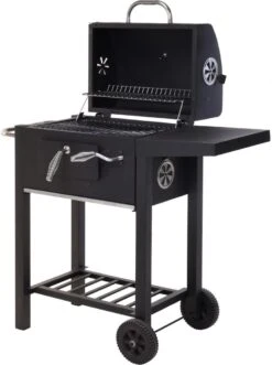 Vaggan Luxe Houtskool Barbecue - Grilloppervlak (LxB) 44 X 32 Cm - Staal - Matzwart -Bbq Gereedschap Winkel 896x1200