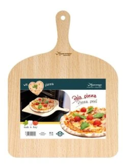 ETNA Pizza Set - Grote Pizzasteen & GRATIS Pizzaschep - 30 Cm X 38 Cm - Echt Italiaanse Pizzasteen - Broodbaksteen - BBQ Pizzasteen - Gemaakt Van Lavasteen Uit De Etna - Non-stick - Eppicotispai -Bbq Gereedschap Winkel 901x1200