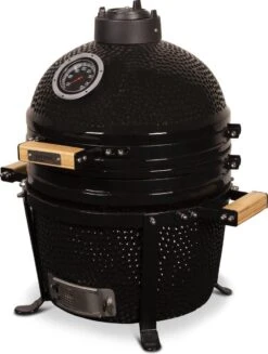 Patton Kamado 15" - Keramisch - Tafel Model - Premium Black - Medium - Zwart -Bbq Gereedschap Winkel 907x1200
