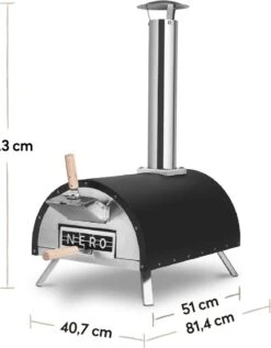 Burnhard Pizzaoven Voor Buiten - Nero -Bbq Gereedschap Winkel 934x1200