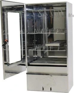 2-L Home & Garden XL Rookoven - RVS - 80x40x28 Cm - 3 Etages 20 2-L Home & Garden XL Rookoven - RVS - 80x40x28 Cm - 3 Etages -Bbq Gereedschap Winkel 958x1200